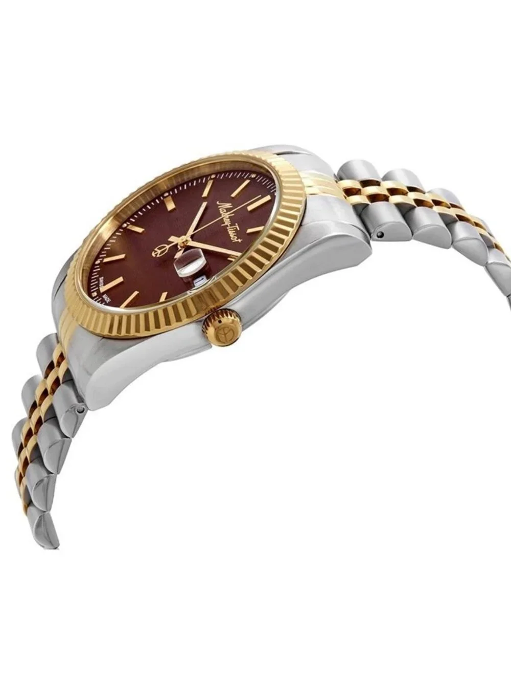 NWT Mathey-Tissot Rolly III Brown Dial Men's Watch